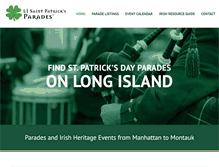 Tablet Screenshot of lisaintpatricksparades.com